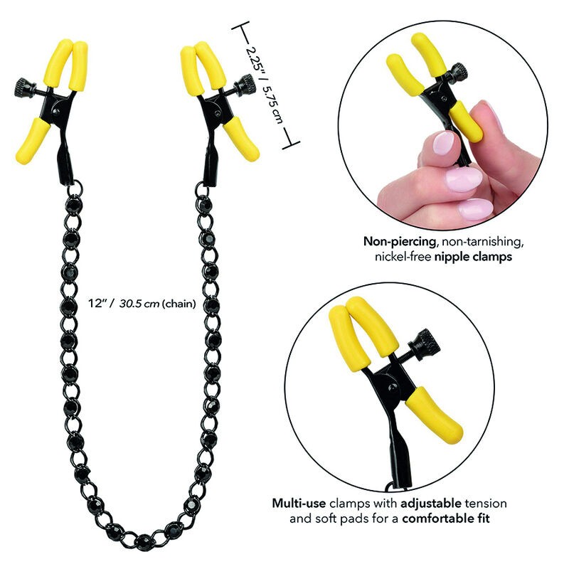 CALEXOTICS BOUNDLESS PINZAS DE PEZONES