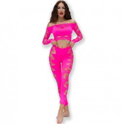 CHILIROSE CR 4632 TOP PANTALON FUCSIA S L