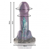 EPIC BASILISK DILDO DOBLE PLACER ESCAMOSO TAMANO PEQUENO