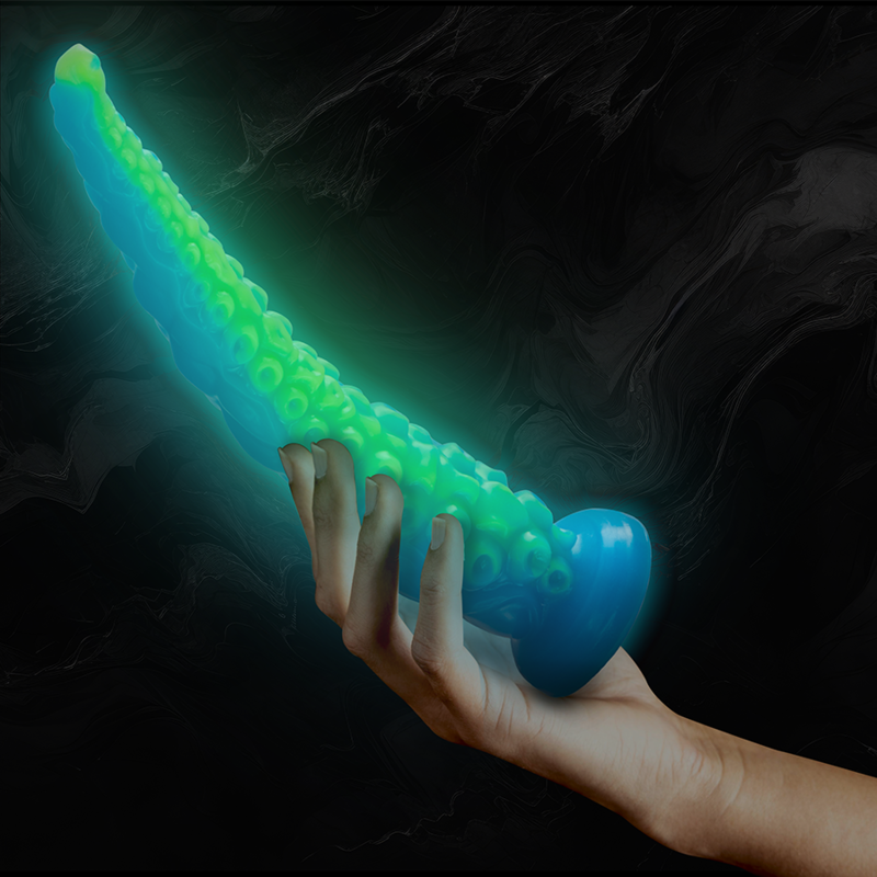 EPIC SCYLLA DILDO TENTaCULO FINO FLUORESCENTE TAMANO GRANDE
