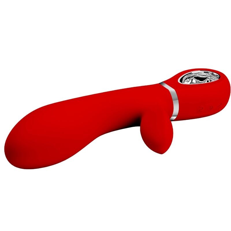 PRETTY LOVE THOMAS VIBRADOR PUNTO G MULTIFUNCIoN ROJO