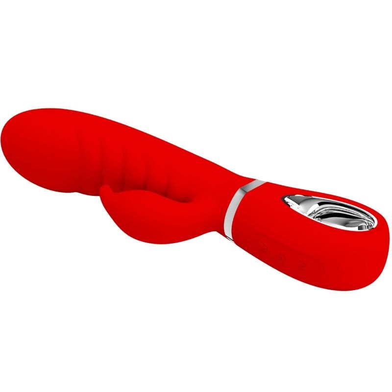 PRETTY LOVE PRESCOTT VIBRADOR PUNTO G MULTIFUNCIoN ROJO