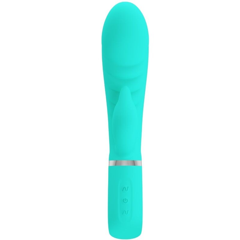 PRETTY LOVE PRESCOTT VIBRADOR PUNTO G MULTIFUNCIoN VERDE AGUA