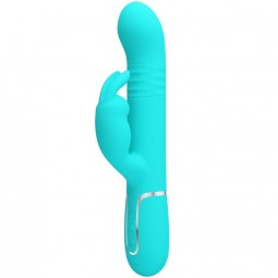 PRETTY LOVE VIBRADOR COALE RABBIT PERLAS VERDE AGUA