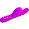 PRETTY LOVE PERLITA VIBRADOR PUNTO G 3 EN 1 MULTIFUNCIoN VIOETA