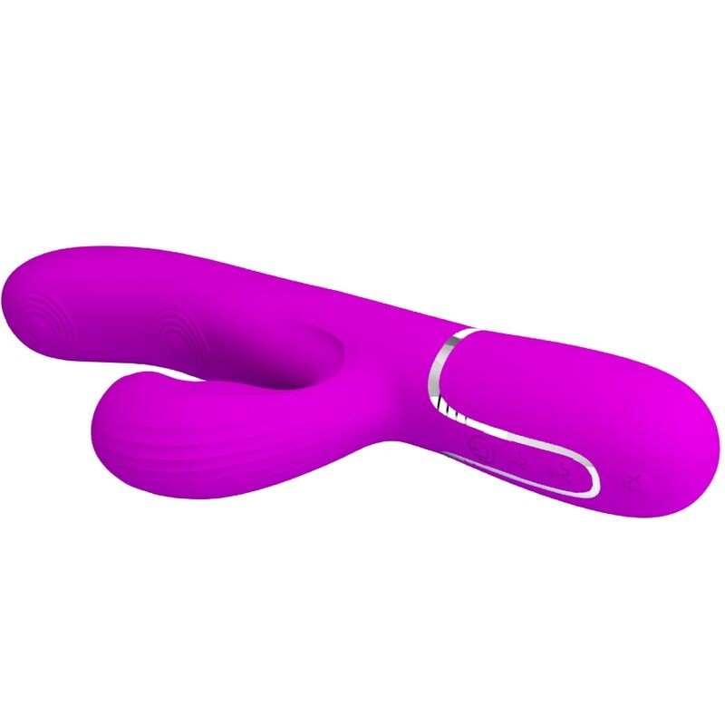 PRETTY LOVE PERLITA VIBRADOR PUNTO G 3 EN 1 MULTIFUNCIoN VIOETA