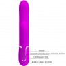 PRETTY LOVE PERLITA VIBRADOR PUNTO G 3 EN 1 MULTIFUNCIoN VIOETA