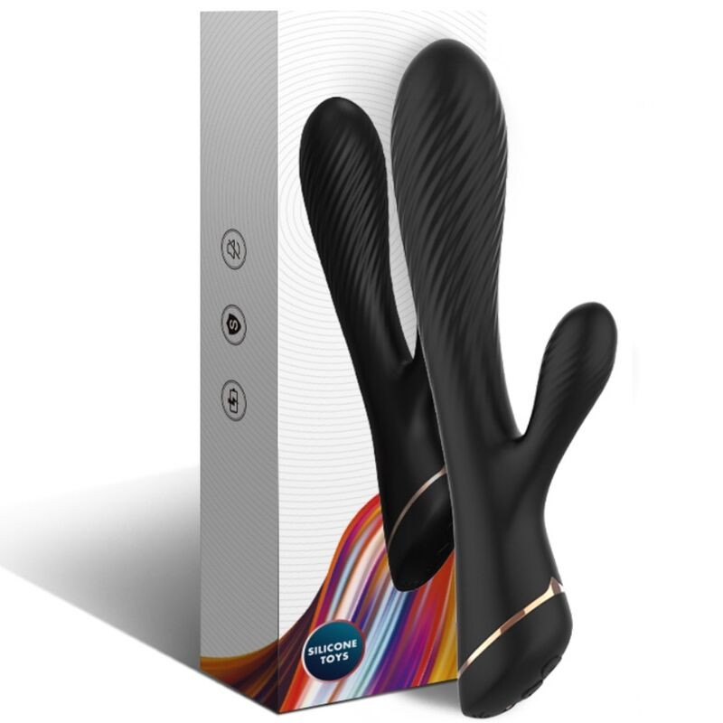 ARMONY VIBRADOR RABBIT SILICONA NEGRO