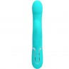 PRETTY LOVE VIBRADOR RABBIT PERLAS VERDE AGUA