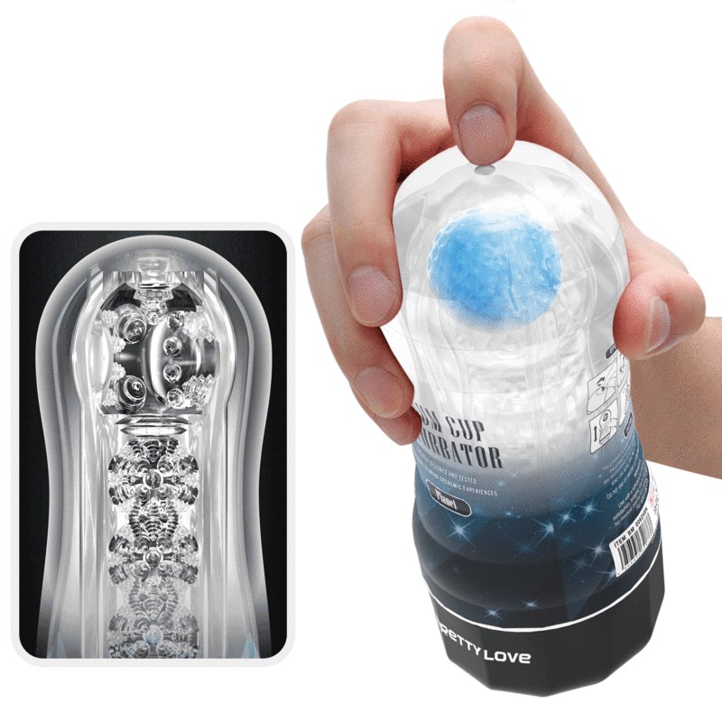 PRETTY LOVE PLANET FUNDA MASTURBADORA AZUL