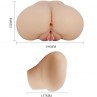 CRAZY BULL VAGINA Y ANO REALISTICOS VIBRADOR LUNA