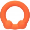 CALEXOTICS ALPHA ANILLO DOBLE BOLA NARANJA