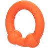 CALEXOTICS ALPHA ANILLO DOBLE BOLA NARANJA