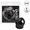 CALEXOTICS ALPHA ANILLO DE JAULA DOBLE NEGRO