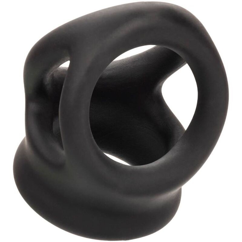 CALEXOTICS ALPHA ANILLO DE JAULA DOBLE NEGRO