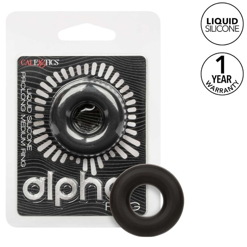 CALEXOTICS ALPHA ANILLO PROLONG MEDIO NEGRO