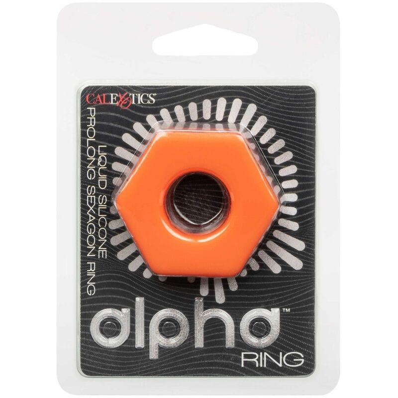 CALEXOTICS ALPHA ANILLO PROLONG SEXGONO NARANJA