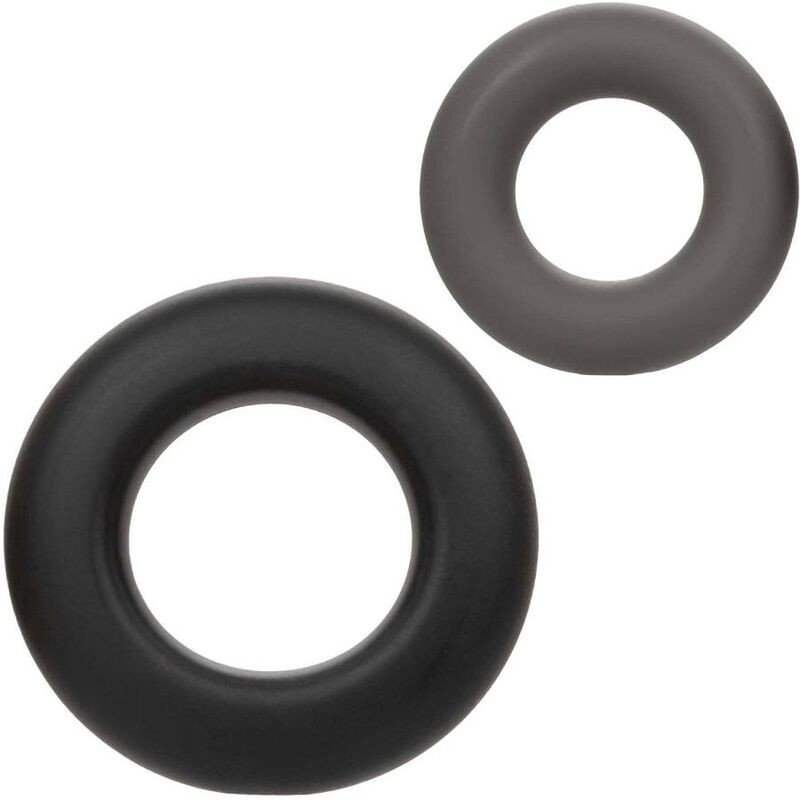 CALEXOTICS ALPHA SET DE 2 ANILLOS PROLONG GRIS