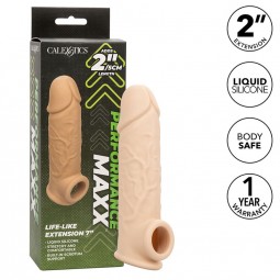 CALEXOTICS PERFORMANCE MAXX EXTENSIoN REALISTA 7 PIEL CLARO