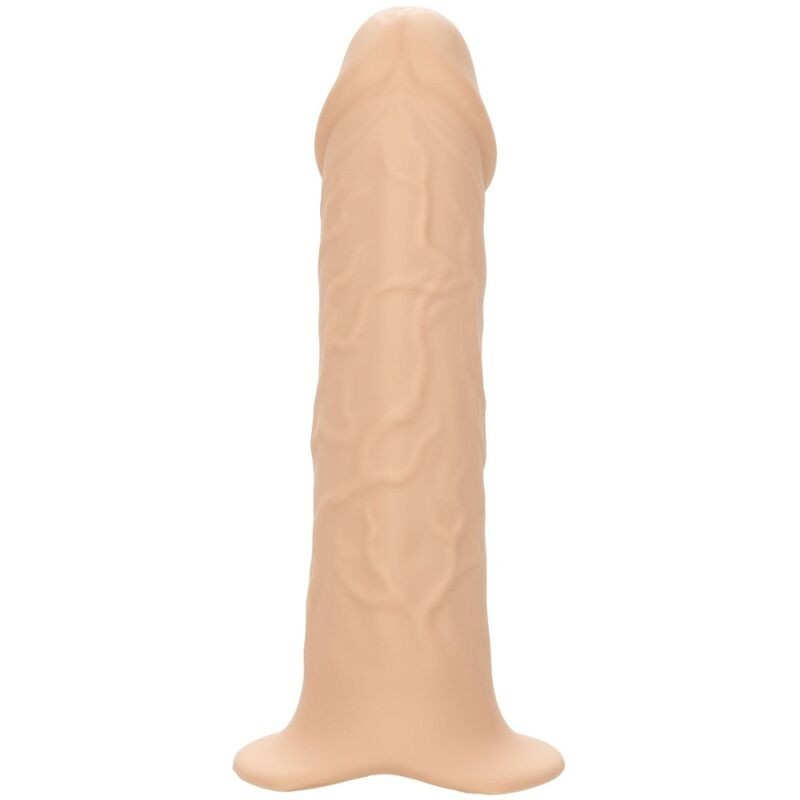 CALEXOTICS PERFORMANCE MAXX EXTENSIoN REALISTA CON ARNeS PIEL CLARO