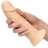 CALEXOTICS PERFORMANCE MAXX EXTENSIoN REALISTA CON ARNeS PIEL CLARO
