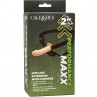 CALEXOTICS PERFORMANCE MAXX EXTENSIoN REALISTA CON ARNeS PIEL CLARO
