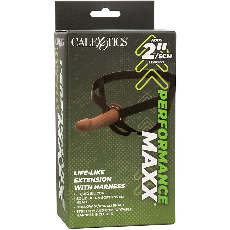 CALEXOTICS PERFORMANCE MAXX EXTENSIoN REALISTA CON ARNeS PIEL MORENO
