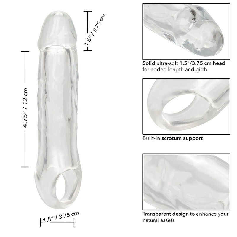 CALEXOTICS PERFORMANCE MAXX EXTENSIoN CLARA 65 TRANSPARENTE