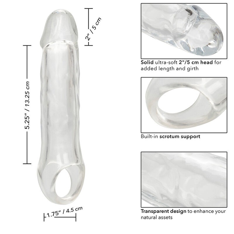 CALEXOTICS PERFORMANCE MAXX EXTENSIoN CLARA 75 TRANSPARENTE