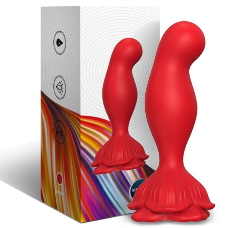 ARMONY ROSA VIBRADOR PLUG ANAL CONTROL REMOTO ROJO