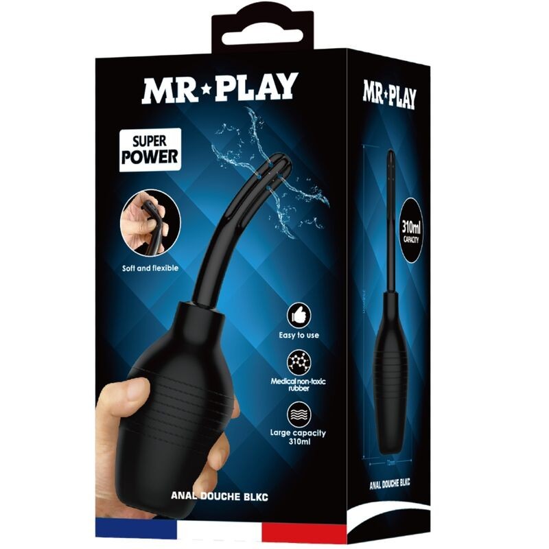 MR PLAY DUCHA ANAL BLKC SUPER POWER NEGRO