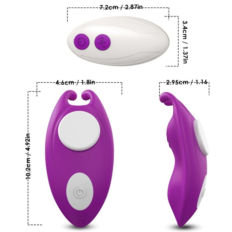 ARMONY HONEYBEE PANTIES VIBRADOR PUNTO G CONTROL REMOTO VIOLETA