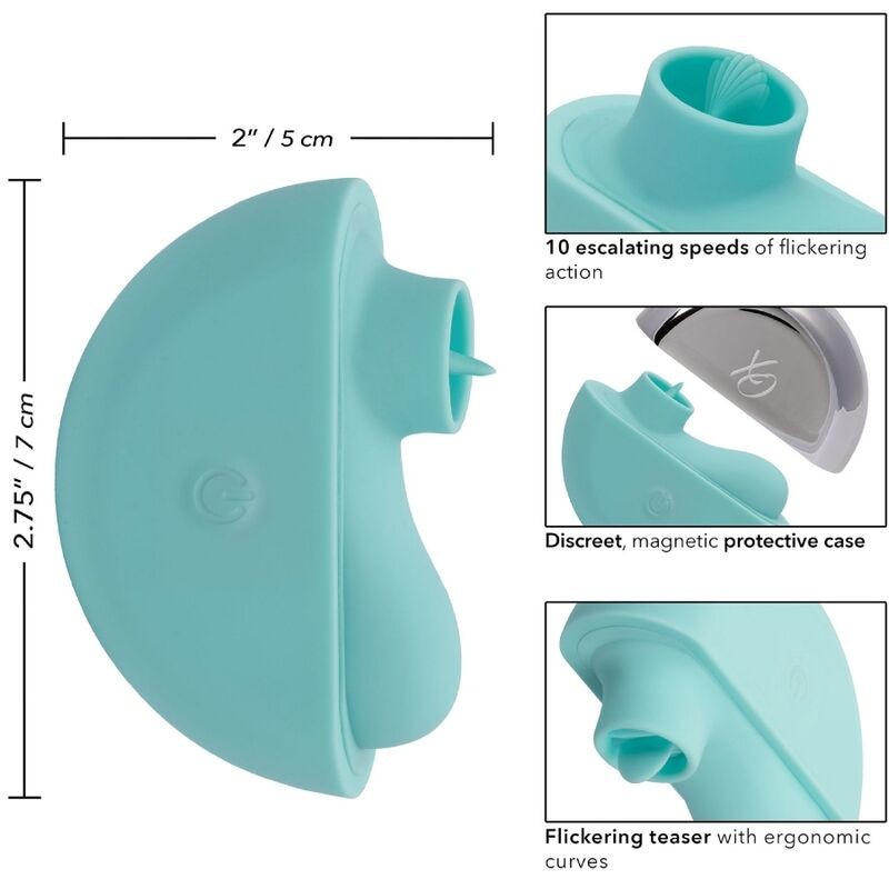 CALEXOTICS OVATION RAVE ESTIMULADOR VERDE AGUA