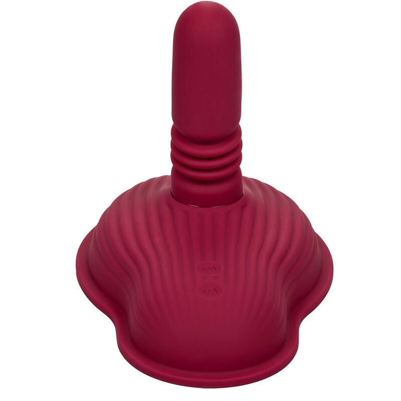 CALEXOTICS RIDER MASAJEADOR DOBLE MOTOR CONTROL REMOTO ROJO