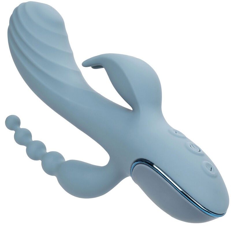 CALEXOTICS VIBRADOR TRIPLE eXTASIS GRIS