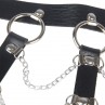 SUBBLIME ARNeS DE PECHO CADENAS CUERO NEGRO TALLA uNICA