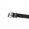 SUBBLIME CINTURON DE CADENAS ANILLAS CUERO NEGRO TALLA uNICA