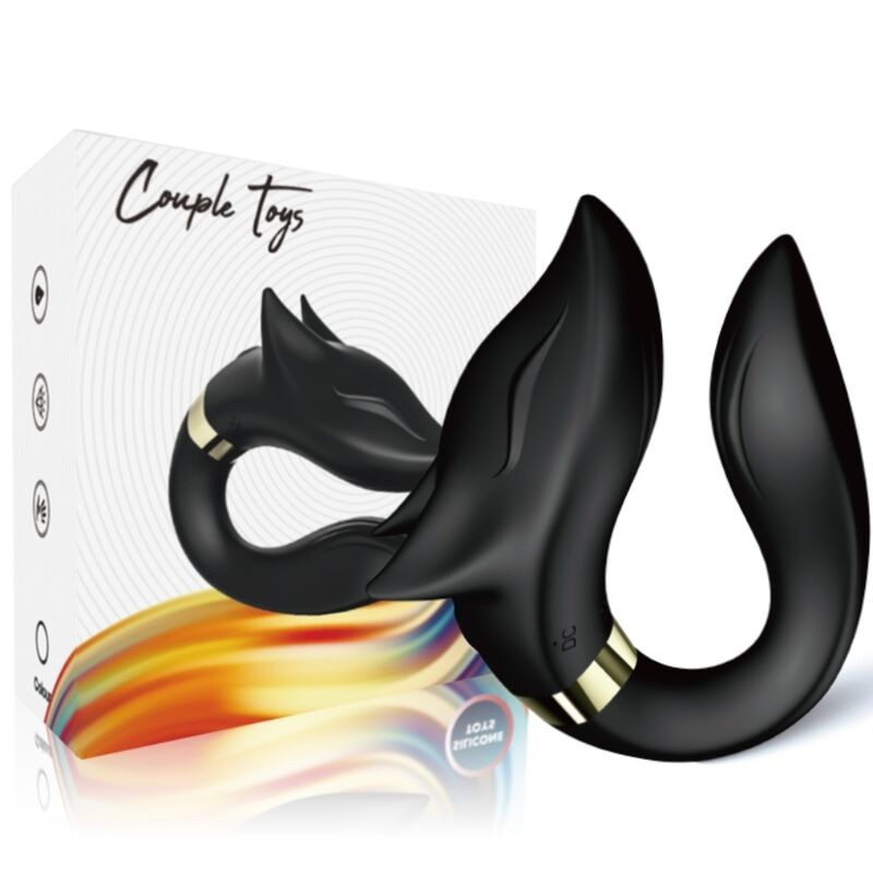 ARMONY FOX VIBRADOR PAREJAS CONTROL REMOTO NEGRO