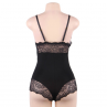 SUBBLIME TEDDY DETALLE ENCAJE FLORAL NEGRO L XL