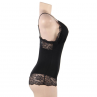 SUBBLIME TEDDY DETALLE ENCAJE FLORAL NEGRO L XL