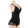 SUBBLIME TEDDY DETALLE ENCAJE FLORAL NEGRO L XL