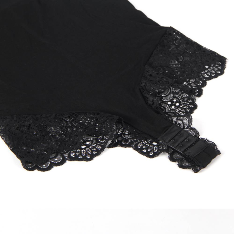 SUBBLIME TEDDY DETALLE ENCAJE FLORAL NEGRO L XL