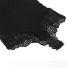 SUBBLIME TEDDY DETALLE ENCAJE FLORAL NEGRO L XL