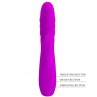 PRETTY LOVE MELANIE VIBRADOR CONEJO RECARGABLE MORADO