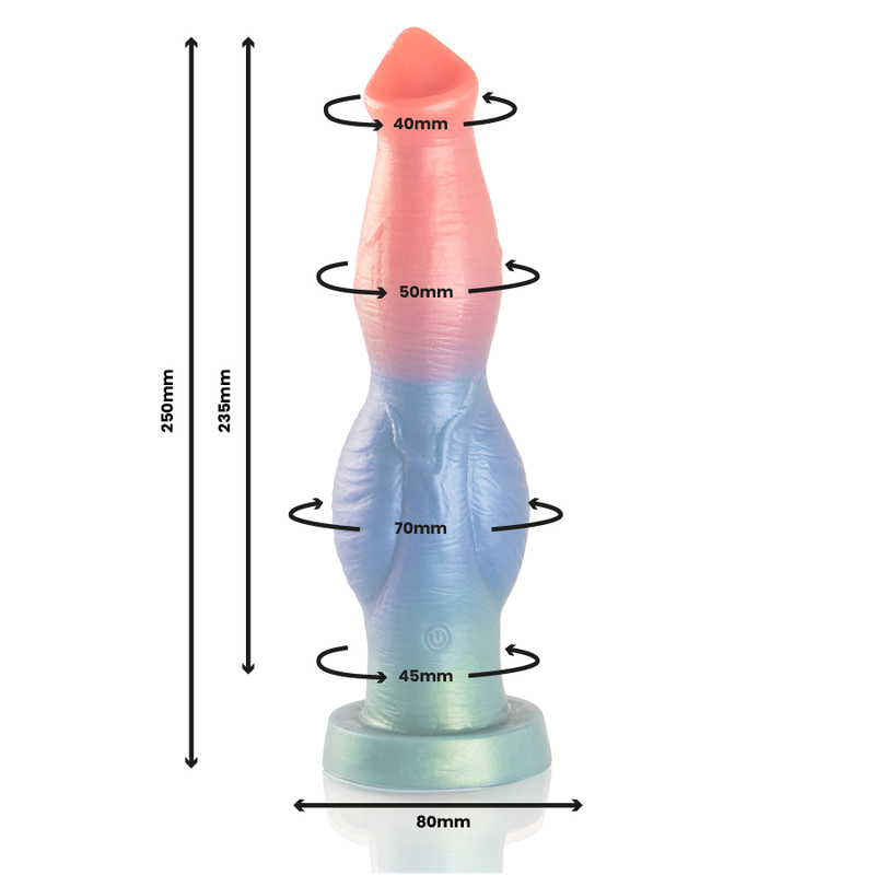 EPIC ARION DILDO SINFONiA DEL PLACER RECARGABLE CONTROL REMOTO