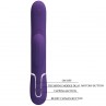 PRETTY LOVE PERLITA VIBRADOR PUNTO G 3 EN 1 MULTIFUNCIoN MORADO