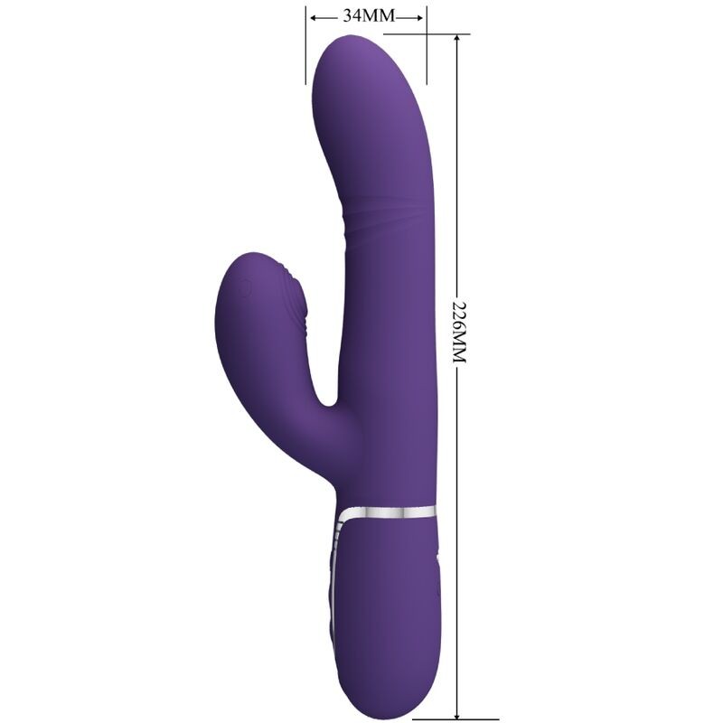 PRETTY LOVE VIBRADOR PUNTO G MULTIFUNCIoN MORADO
