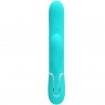 PRETTY LOVE PERLITA VIBRADOR PUNTO G 3 EN 1 MULTIFUNCIoN VERDE AGUA