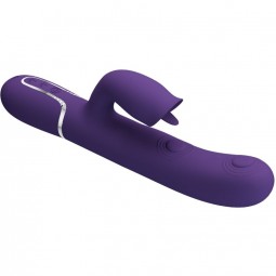 PRETTY LOVE VIBRADOR RABBIT CON LICKING MORADO
