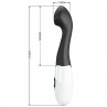 PRETTY LOVE CHARLES VIBRADOR PUNTO G 30 MODOS NEGRO